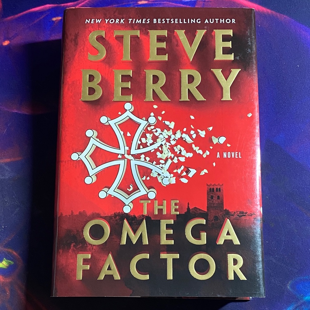The Omega Factor by Steve Berry - Red Cover Coffee Table Book